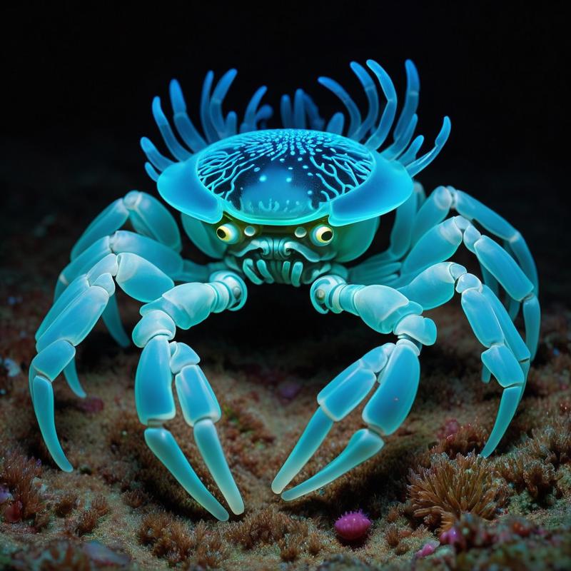 02611-3350989859-biomechanical bioluminescent crab made out of N30N, _lora_Neon_Sea_Life_0.7_  sea anemone,.png